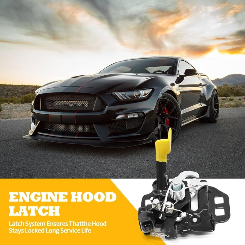 Jecoupoon FR3Z-16700-B Hood Latch Lock Compatible with Mustang 2015-2019 Front Hood Latches FR3Z16700B - Image 4
